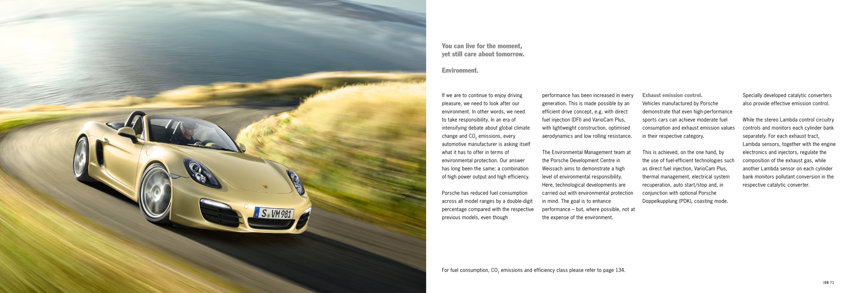 2015 Porsche Boxster Brochure Page 54